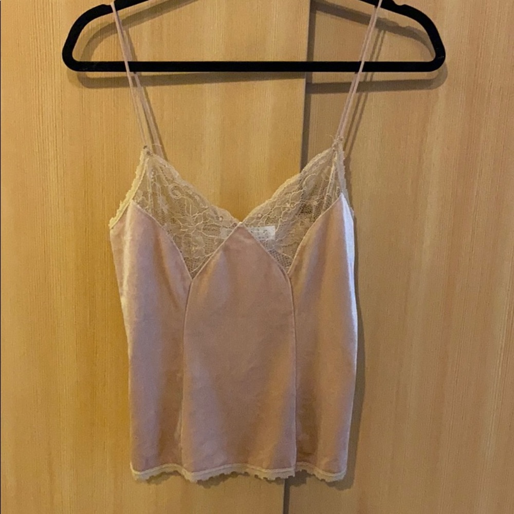 Suede cami